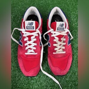Men’s New Balance Red Sneakers Size 9.5
